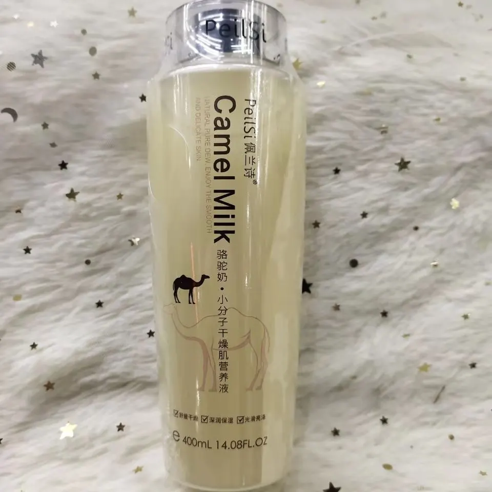 400ml leche de camello molécula tóner colágeno reparación hidratante cara suaviza arrugas tóner Control de aceite belleza piel cara