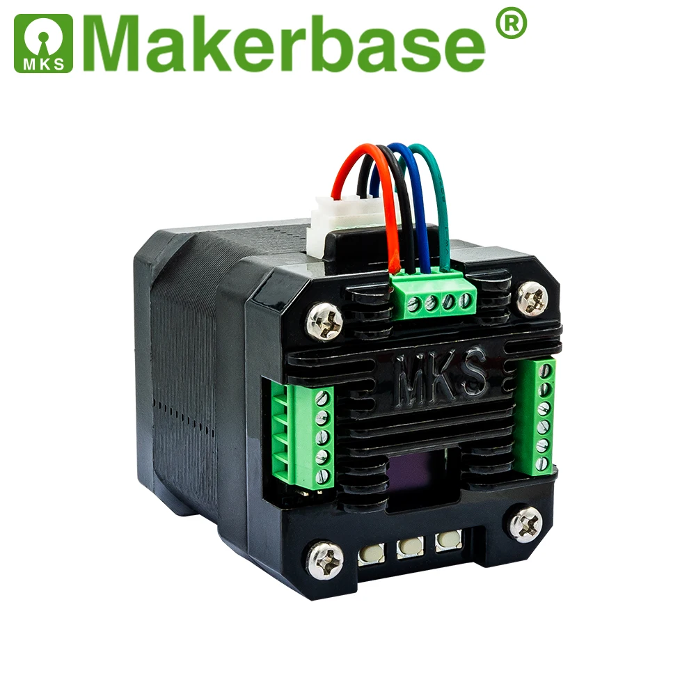 Makerbase MKS SERVO42D NEMA17 controlador de Motor paso a paso de circuito cerrado impresora 3D CNC para Gen_L FOC silenciosa y eficiente