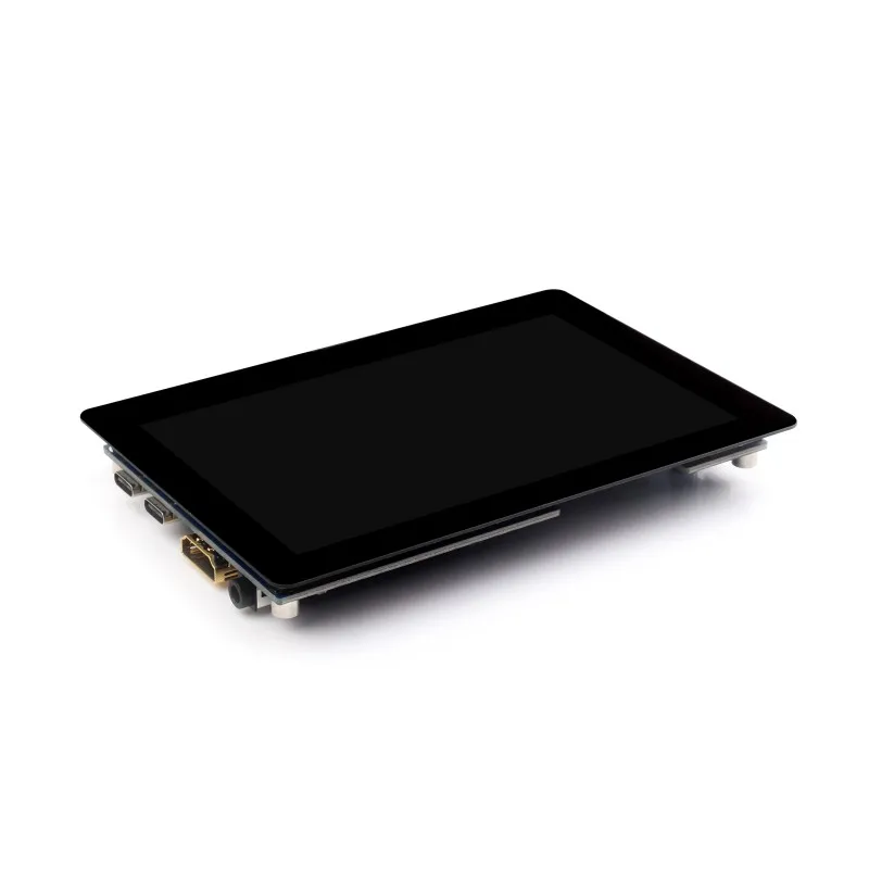 Pantalla táctil Waveshare de alto brillo de 5 pulgadas, 1024x600 píxeles, panel de vidrio templado, interfaz HDMI, panel IPS