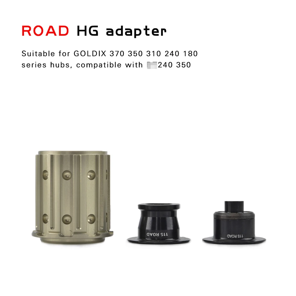 GOLDIX-Adaptador de buje para bicicleta de montaña, accesorio para bici de grava, serie M370 310 180 para SHIMANO/SRAM 11S 12S, Envío Gratis