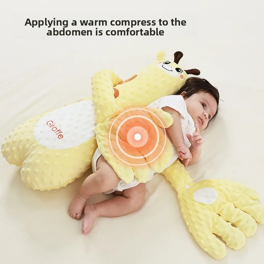 Almohada de palma calmante para bebés, para dormir, acariciar y reconfortar al bebé, ayuda para dormir que evita sobresaltos, almohada calmante para acariciar la parte trasera del bebé