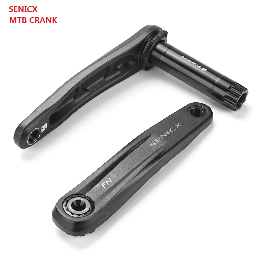 SENICX-manivela de montaje directo para bicicleta de montaña, aleación de aluminio, tres clavos, DUB 29MM/ 24MM, FM2/FM3