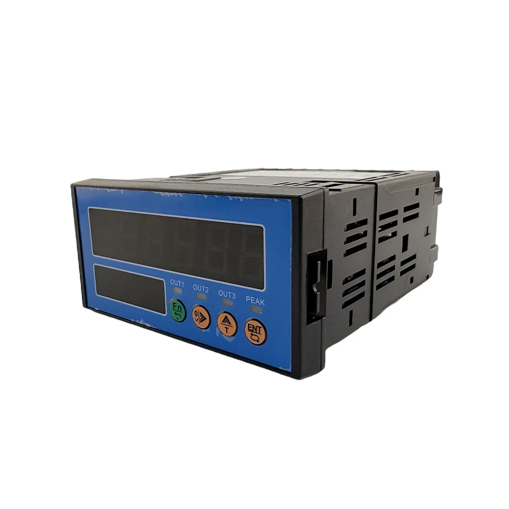 Sensor de pesaje de orificio pasante con controlador inteligente, kit de transductor de fuerza de precarga de pernos 1t 2t 5t de acero inoxidable