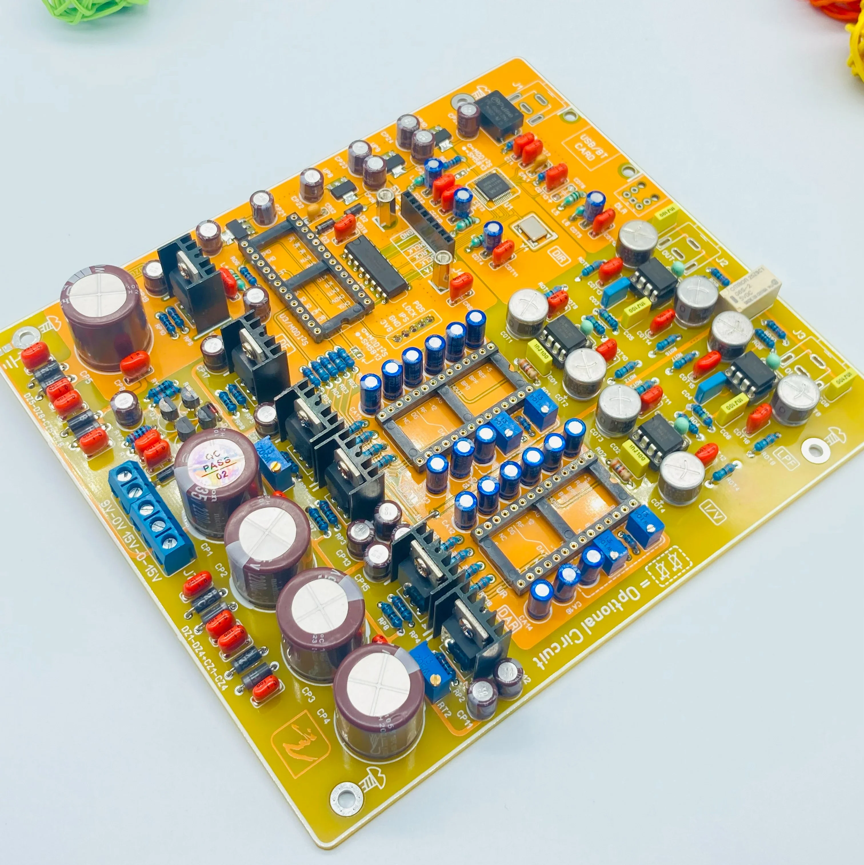 Placa decodificadora PCM58 USB Bluetooth AK4118 fibra Coaxial 192K24bit R2R DAC Chip