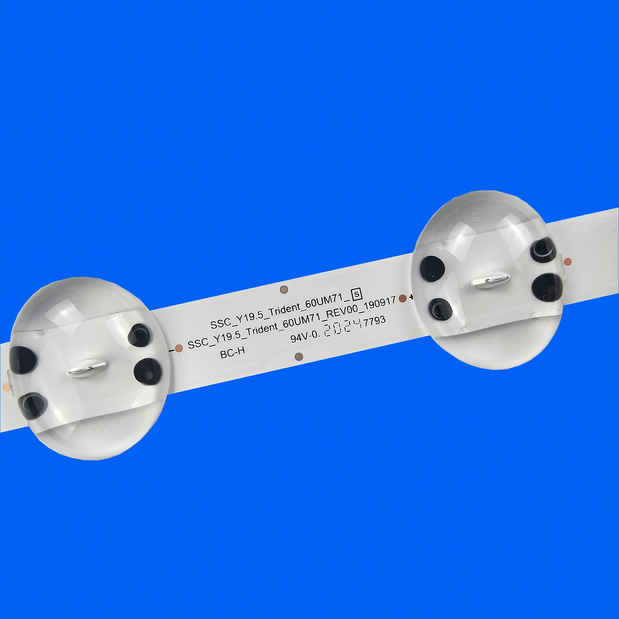 Nuevas tiras de retroiluminación LED para 60UM7100DUA 60UM7270 60UU640C NC600DQE-VSHP7 60UM7270PSA 60UM7100PLB 60UM6950 60UM7100 60UM6900