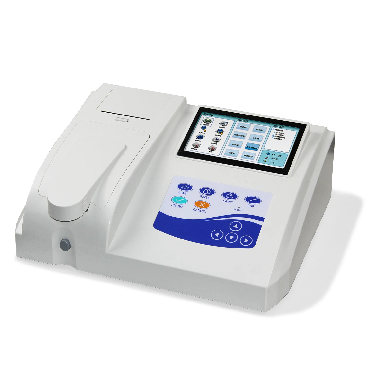 Analizador de bioquímica semiautomático CONTEC Touch Screen BC300, reactivo abierto de glucosa en sangre, lípidos en sangre, 3 modos