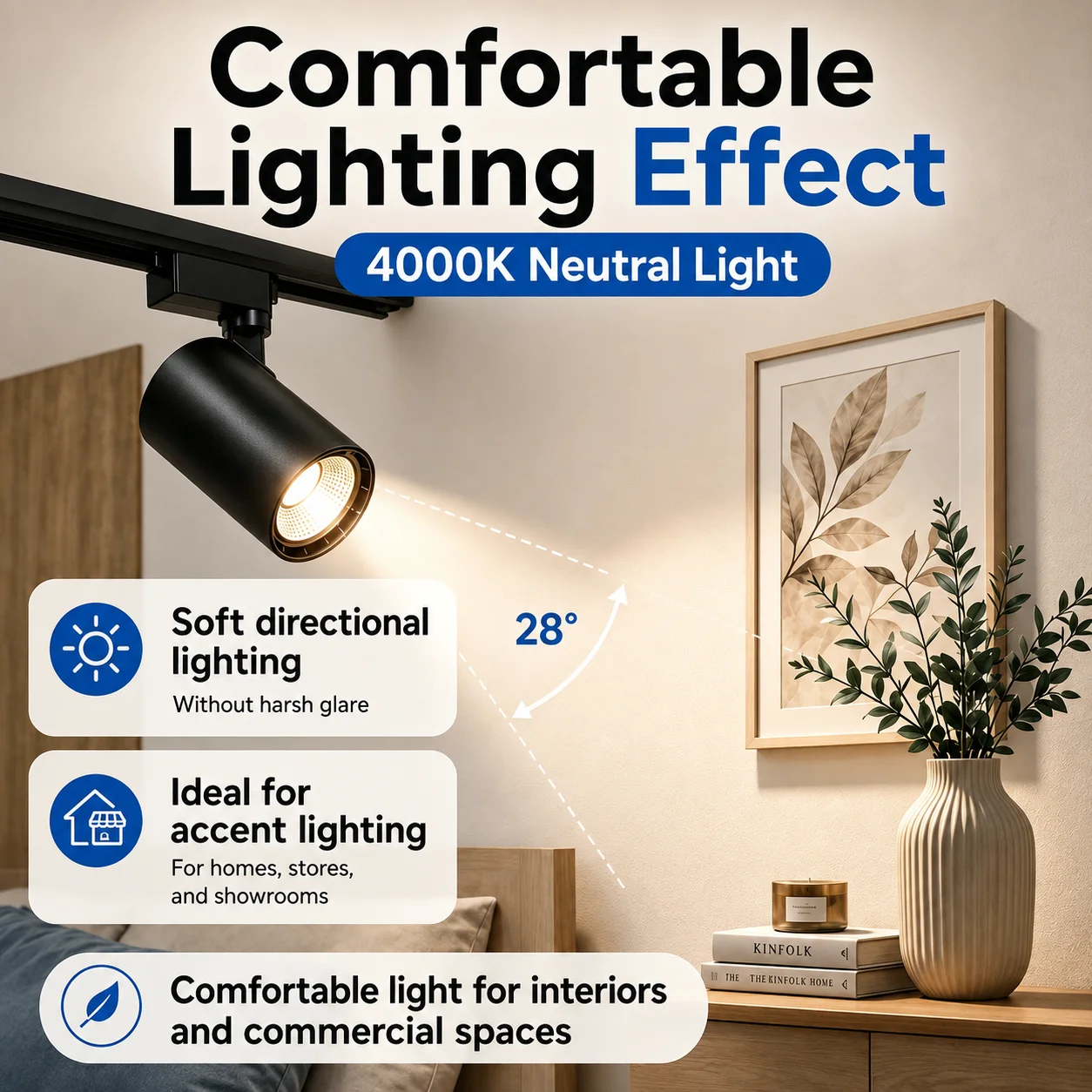 Luz de riel LED 220V Foco de techo Led 12/20/30/40W Lámpara de techo para sala de estar Línea de cocina Sistemas de rieles de iluminación Juego de focos