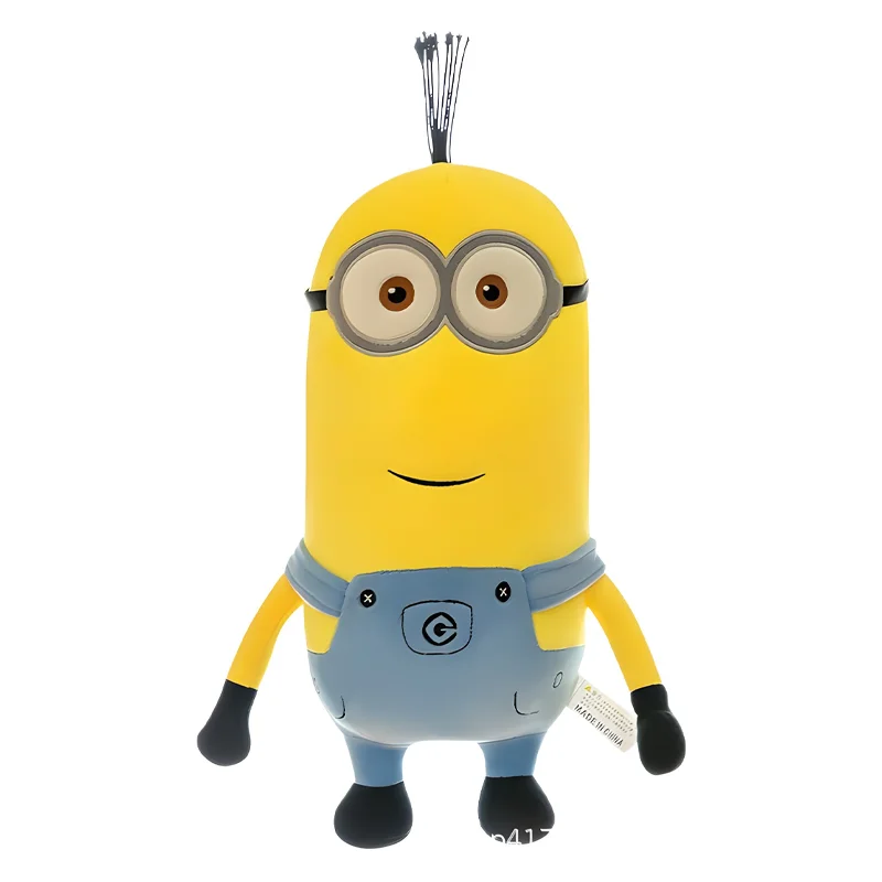 Lindo Minions película periferia amarillo peluche Bob Stewart juguete de peluche Jeans muñeco de peluche almohada decoración niños regalo de cumpleaños