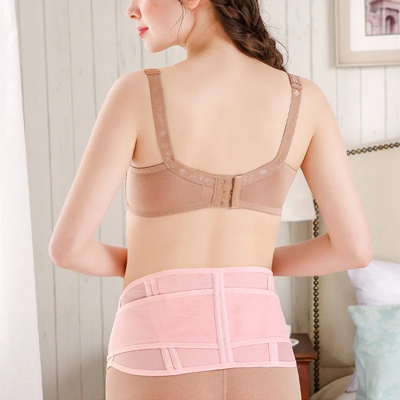 Cinturón de soporte abdominal para mujeres embarazadas, cinturón de soporte lumbar transpirable, fuerza elástica ajustable para etapa media y final, prenatal