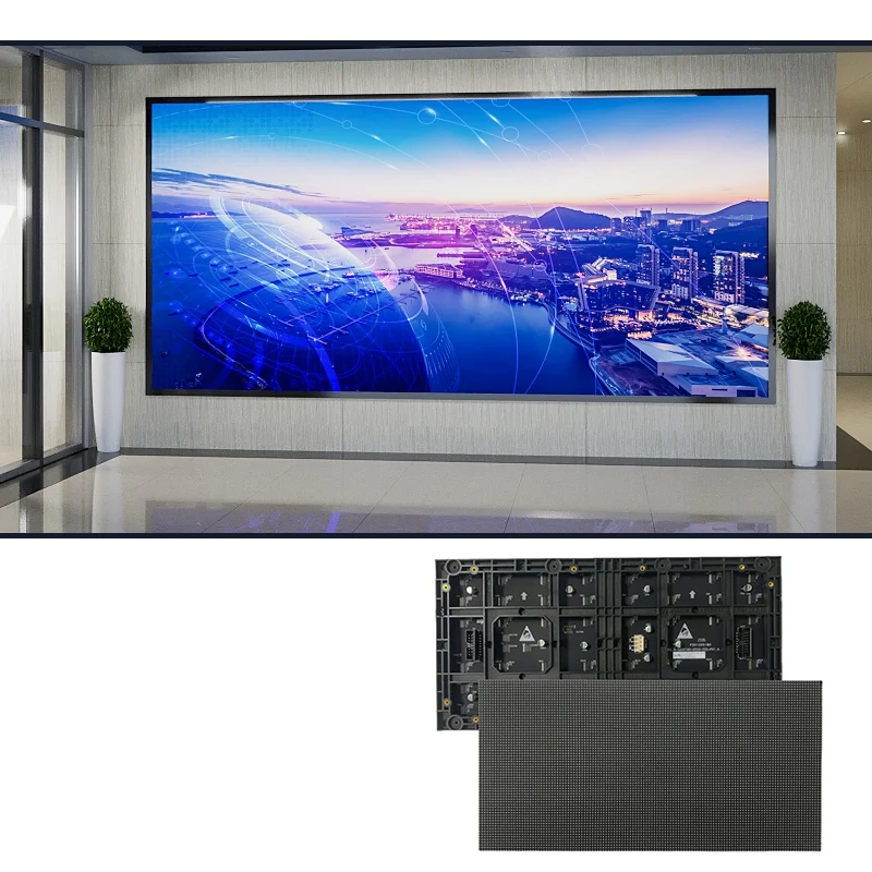 4 Uds LED a todo Color 320*160mm Módulo de pantalla de matriz 128x64 RGB P2.5 de alta resolución para pantalla interior señal Digital