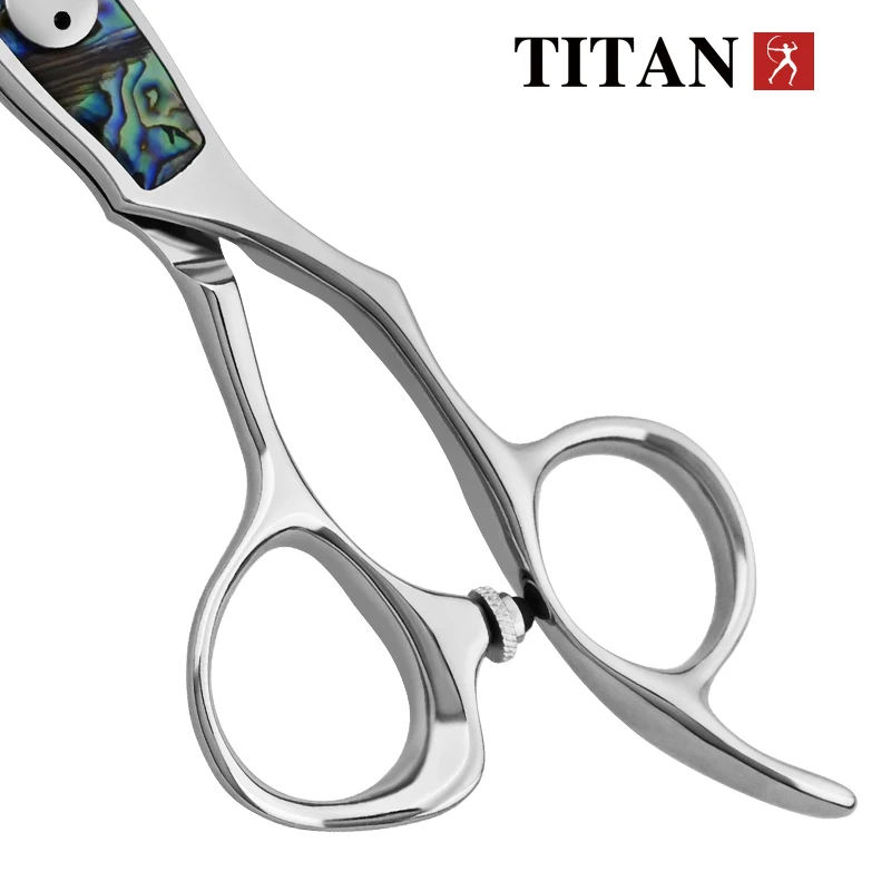 Tijeras de peluquero profesionales TITAN, herramienta de corte de pelo para adelgazar, tijeras de peluquería de acero cnc vg10 de 6 pulgadas