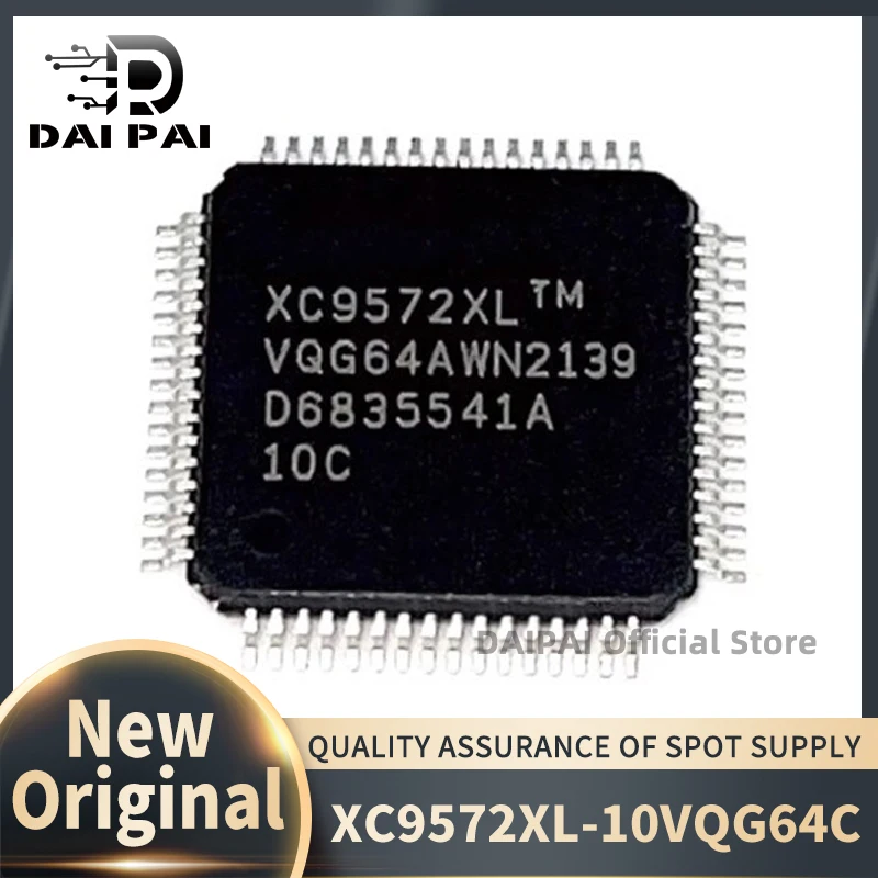 (10 unids/lote) 100% nuevo original XC9572XL-10VQG64C XC9572XL-VQG64 XC9572XL-10VQ64C XC9572XL 10VQG64C TQFP64 Chipset
