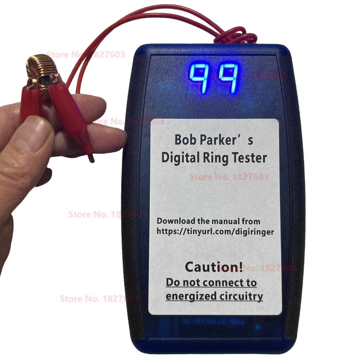Probador de anillos básico de amplio rango Bob para inductores y transformadores, comparable al probador de anillos azules, circuitos integrados CMOS