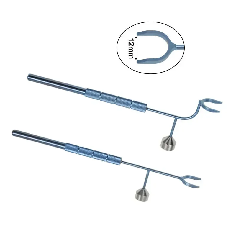 GREATLH aleación de titanio Z/marcador recto Marke corneal curvado tipo recto marcador de párpado instrumento oftálmico para ojos