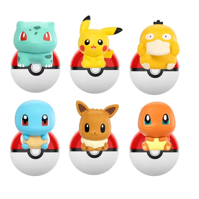Figuras de acción de Pokémon Anime Poke Ball, muñecos pequeños de Sylveston Umbreon Gengar, modelo Original FUNISM, adorno para coche, juguetes, regalo