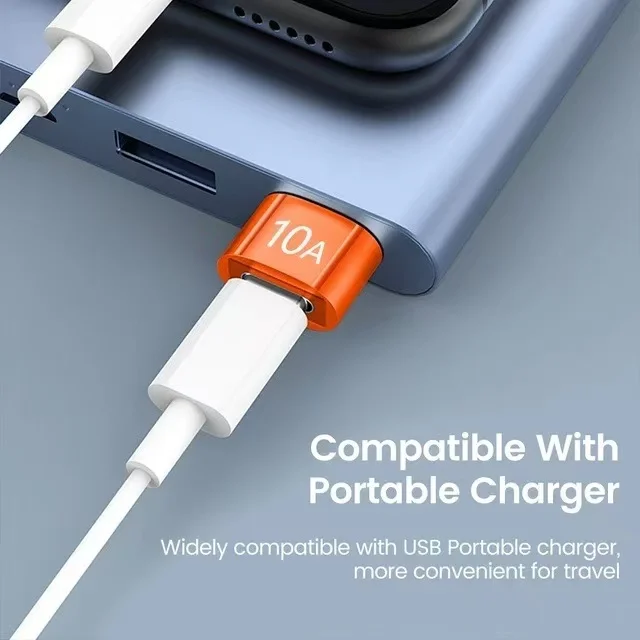 Adaptador OTG 10A /6AUSB A a USB C, convertidor tipo C a USB, adaptador USB 3,0 para Xiaomi 14 MacBook, conector OTG USB a tipo C