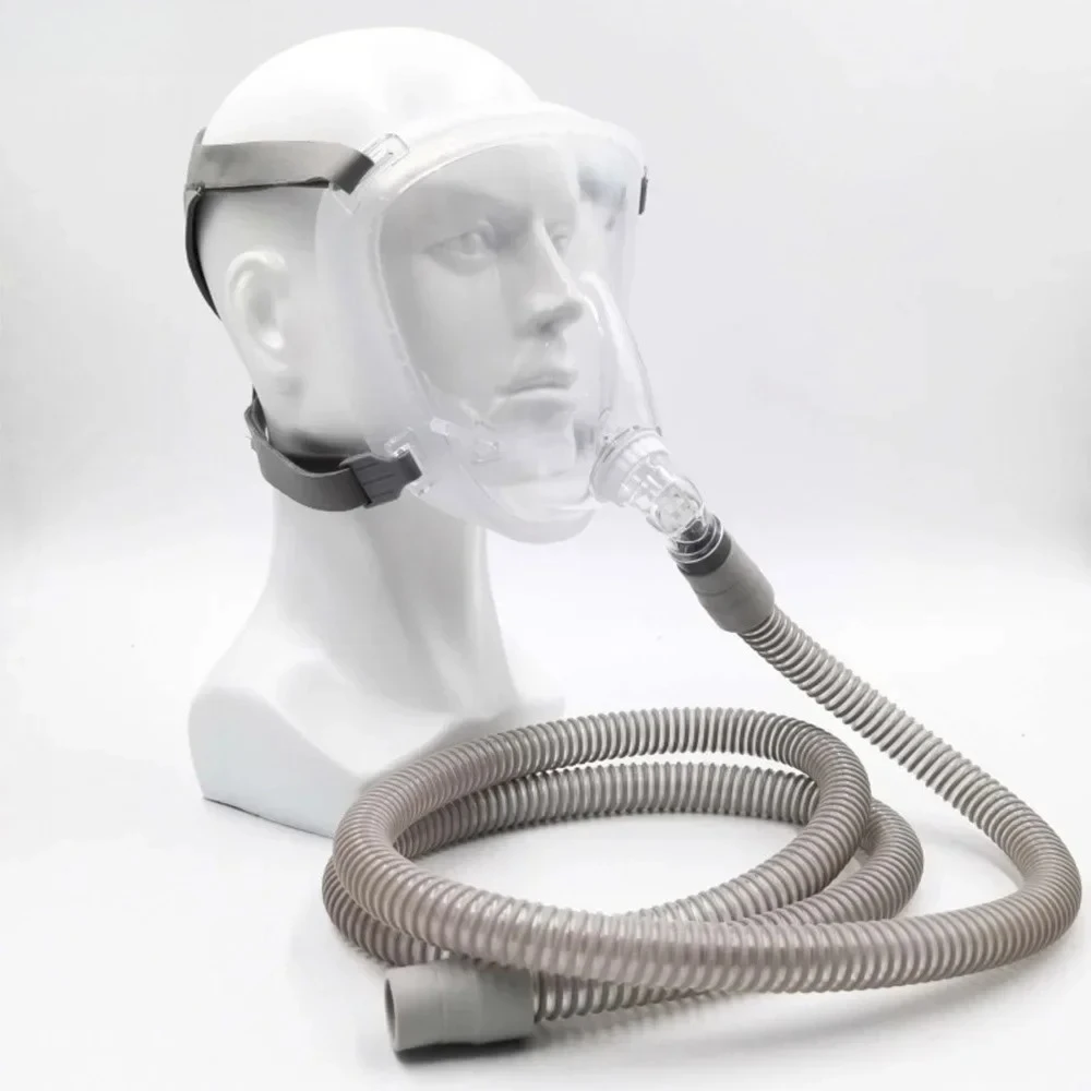 Máscara Facial Completa CPAP Original y Arnés para la Mayoría de Máquinas Auto CPAP/BiPAP, Máscara APAP que Mejora la Comodidad, Alivia el Ronquido y la Apnea del Sueño