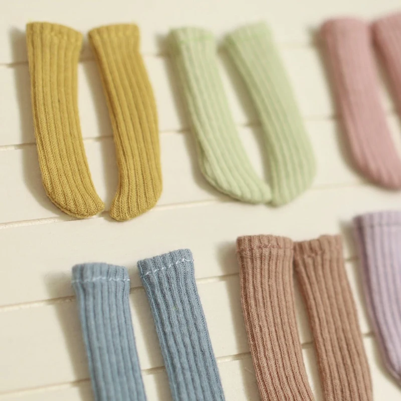 Un par de calcetines para muñecas Blyth, calcetines cortos de Color caramelo a la moda para Blyth Licca Azone OB24 1/6, accesorios para muñecas, regalos para niños