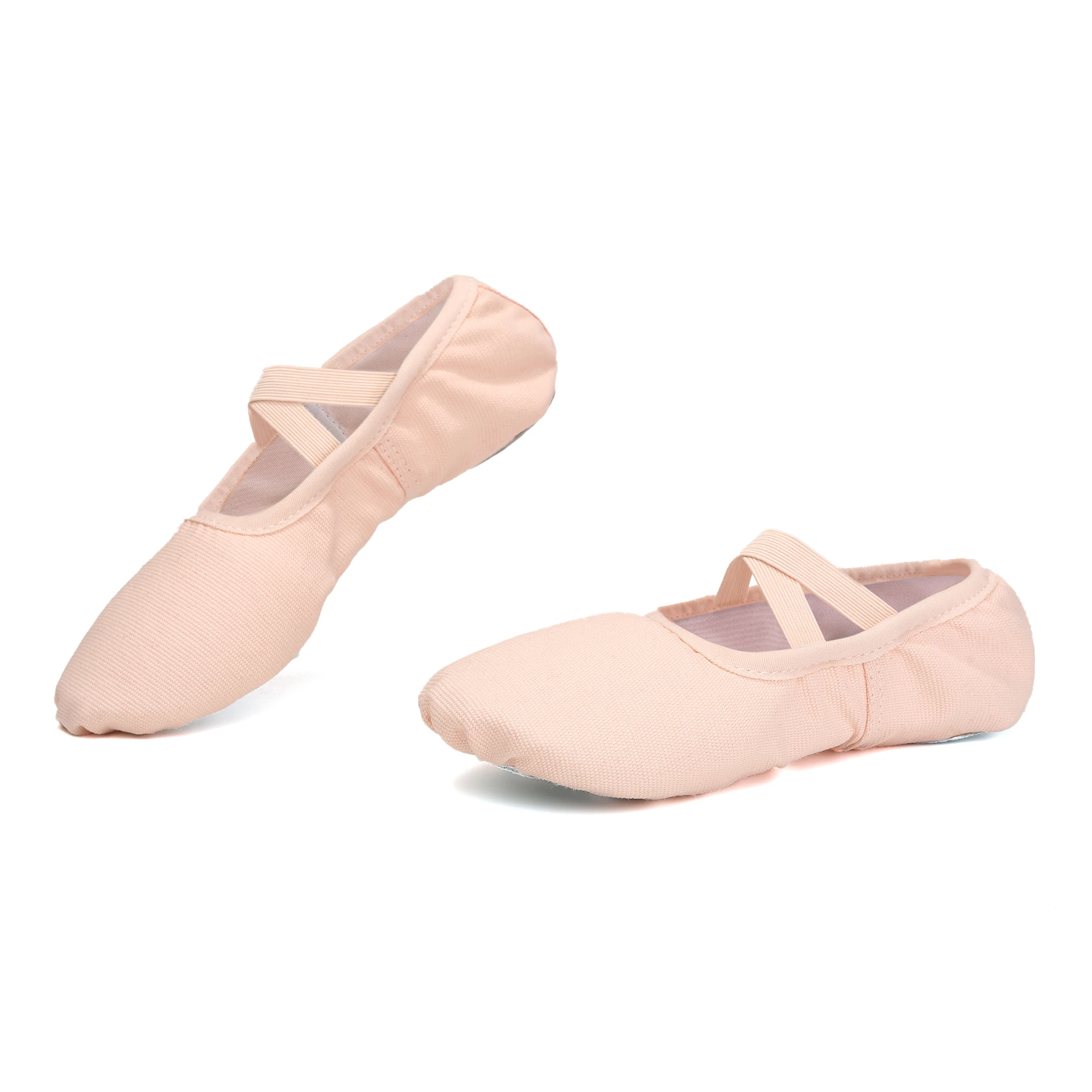 Zapatos de Ballet para niñas y mujeres, zapatillas de Ballet para niños, bailarinas para mujeres, zapatos de práctica de baile para niños, zapatos de entrenamiento de lona de suela blanda