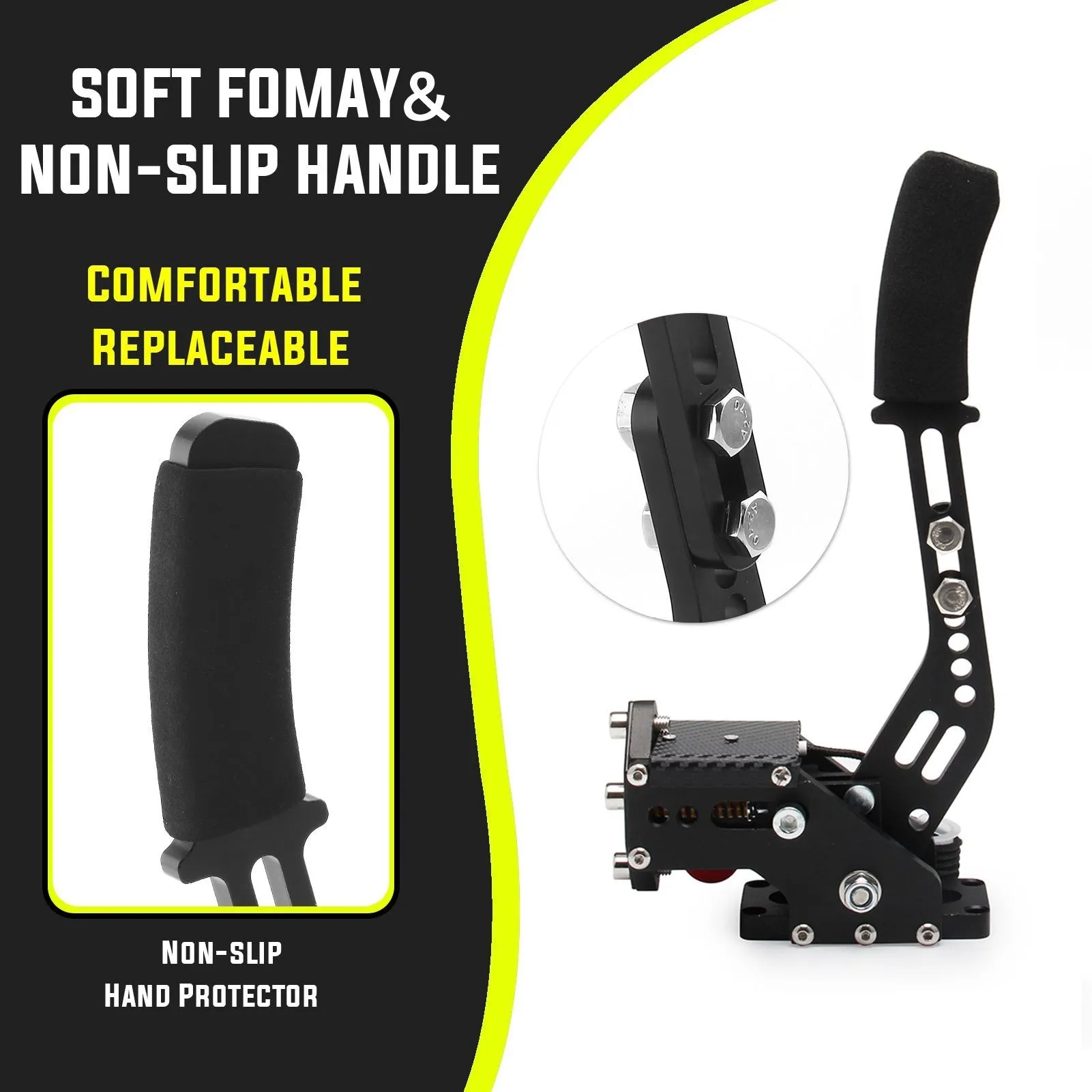 Sistema de Freno de Mano para Rally, Juegos de Carreras, Sensor de Efecto Hall, USB, SIM, Ordenador, Accesorio para Logitech G29, G27, G25, T300, T500, HB-1009