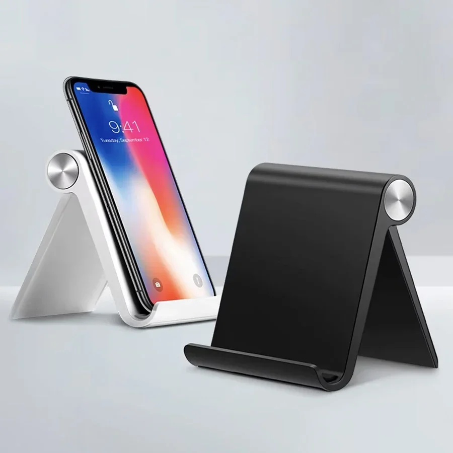 Soporte Ajustable y Plegable para Teléfono, Soporte Universal Portátil para Escritorio, Base Multiángulo para Smartphone