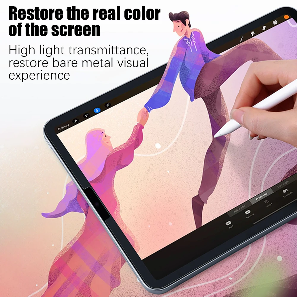 2 protectores de pantalla de papel similar al film para iPad 11.ª generación A16, 10, 9, Pro 13 M4 M5, 12.9, iPad Air 11, 5, 4, M3, M2, Mini 7