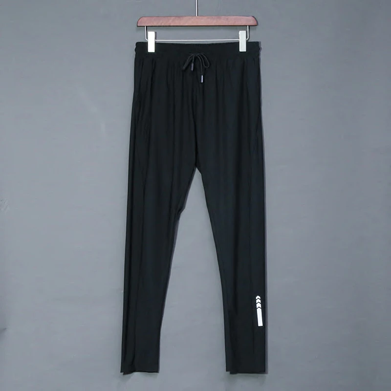 Pantalones deportivos finos de verano para hombre, pantalones de entrenamiento para gimnasio, pantalones de chándal para correr en bicicleta