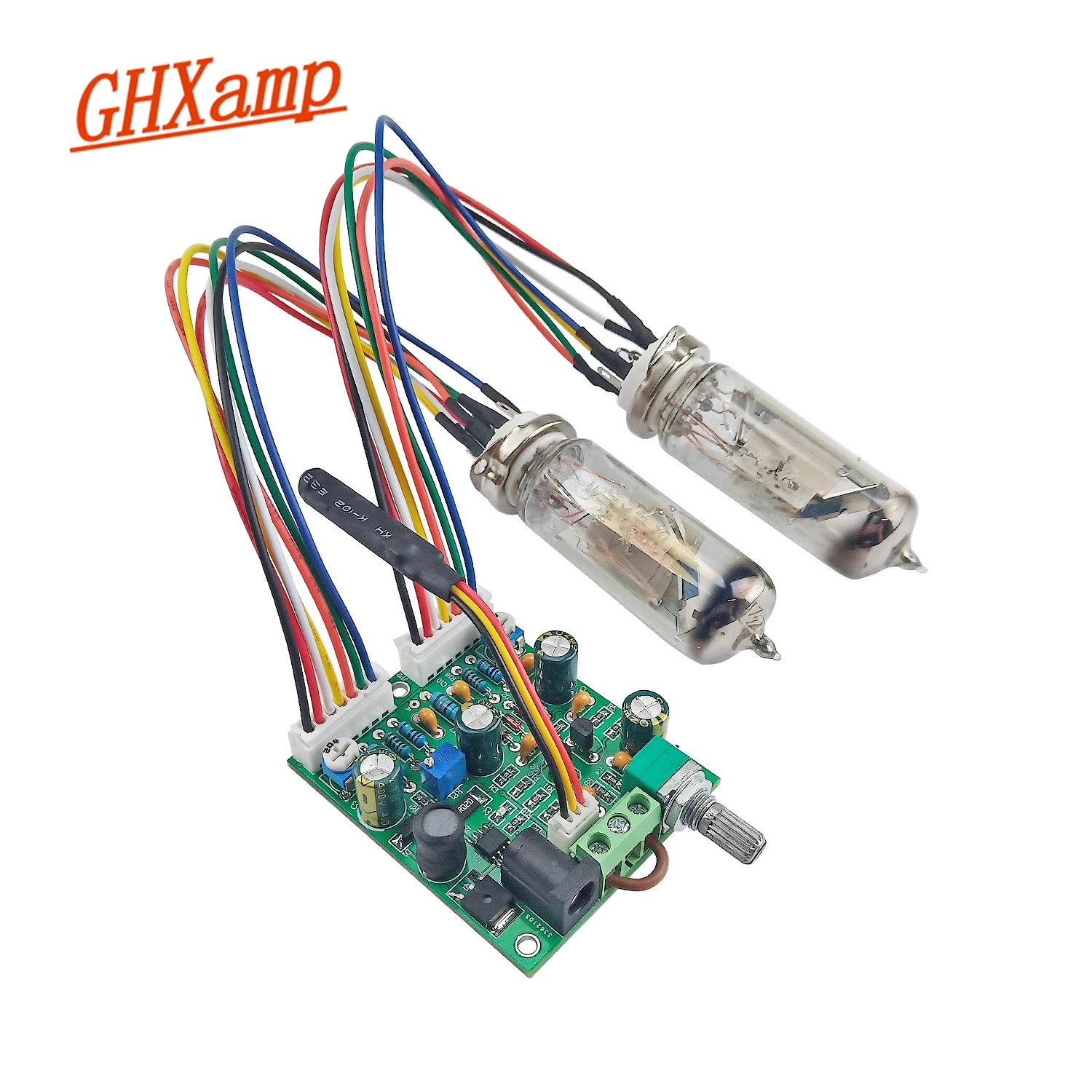 Tubo de ojo de gato 6E2, indicador fluorescente de ritmo musical de doble canal, placa de controlador, amplificador de Radio, reequipamiento, modo de recogida DIY, 12V, 1A