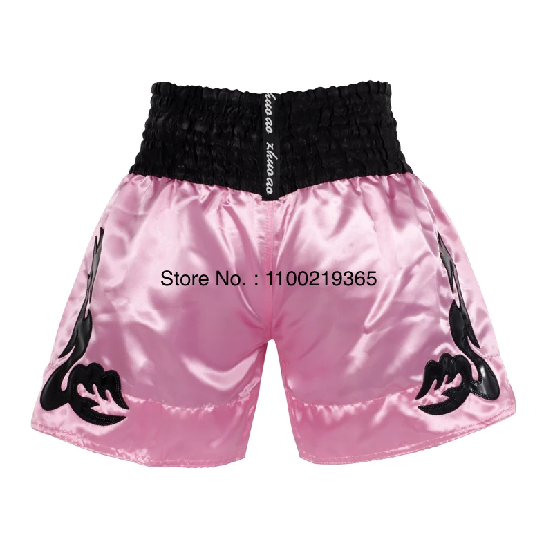 Pantalones cortos Muay Thai 2025, nuevos pantalones cortos de Kick Boxing para hombres, mujeres y niños, artes marciales Retro Thaiboxing Kickboxing Cage, pantalones de entrenamiento de lucha