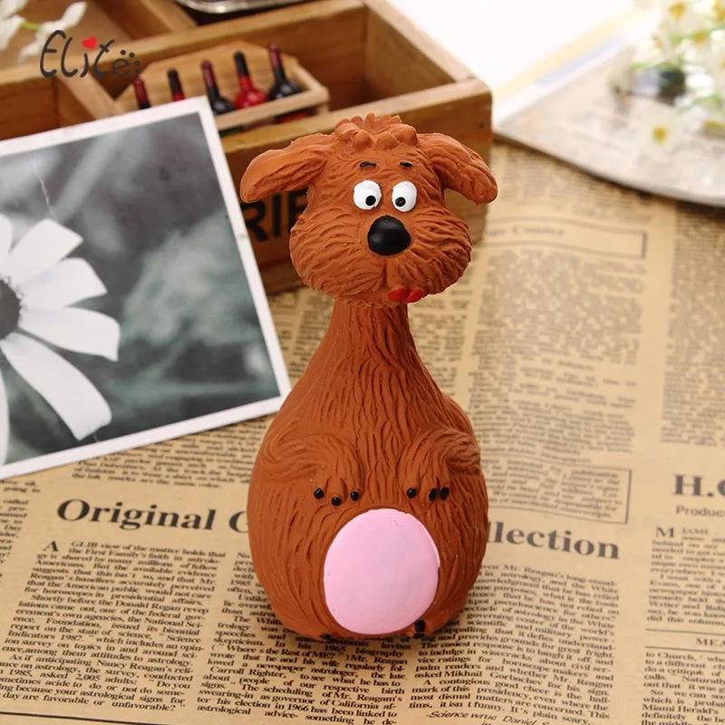 Juguete de voz para perros con forma de dibujos animados, juguete de peluche Fadou para rechinar los dientes, juguete de limpieza de goma antimordeduras para entrenamiento de mascotas, juguetes para perros, suministros para mascotas