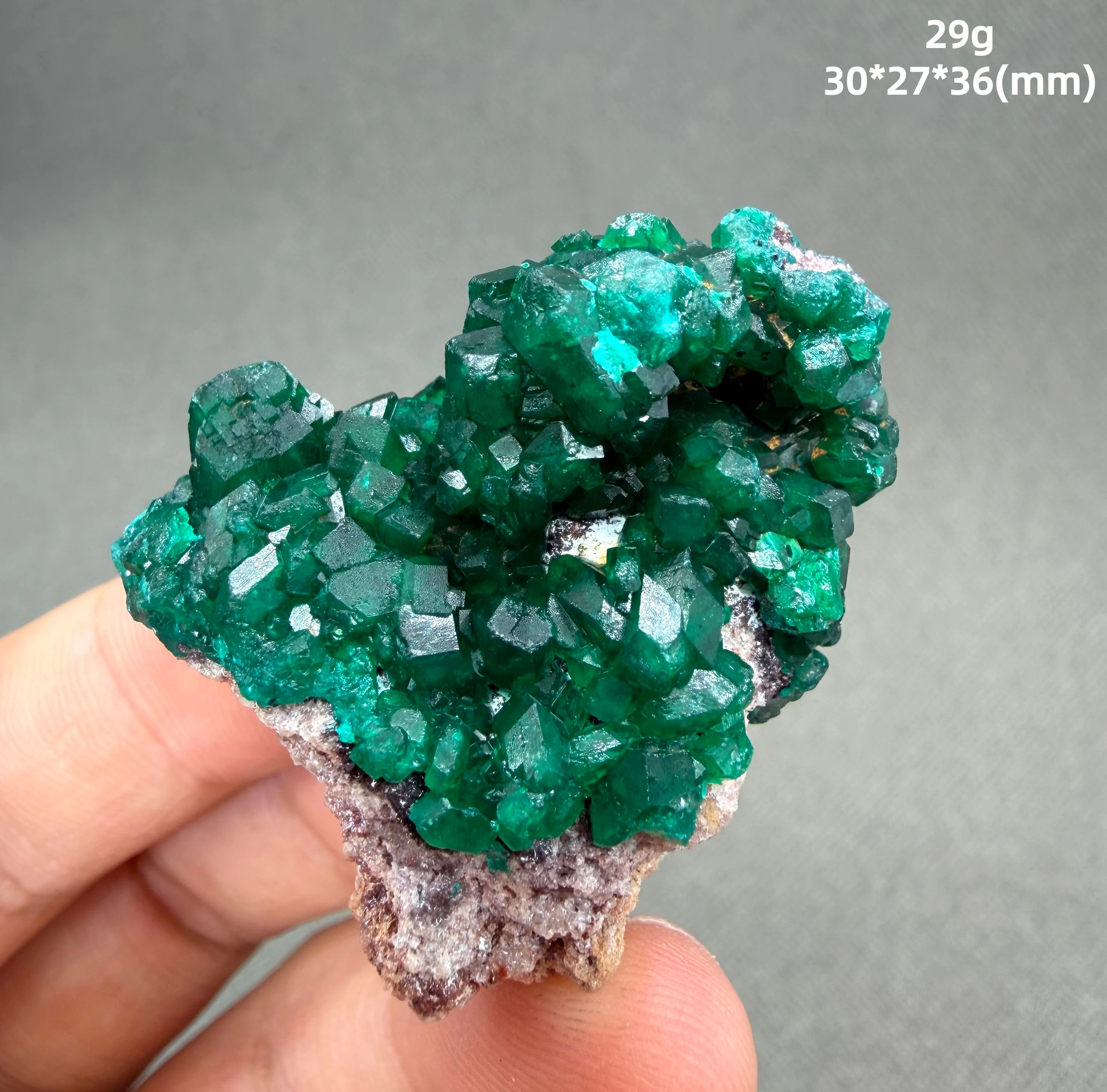 Dioptasa Rara — El Mineral Verde Más Vívido de la Tierra — Espécimen de Cristal — Natural, Sin Reparaciones
