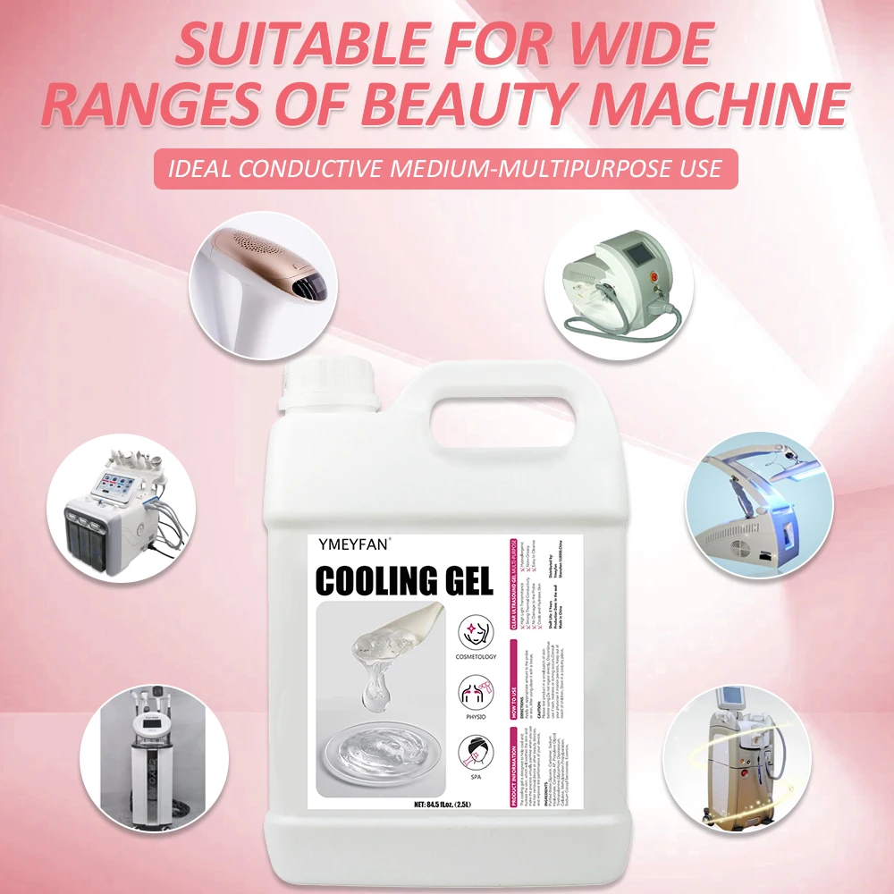 Gel conductor de 84,5 oz, Radiofrecuencia y cavitacion, Gel conductor transparente para máquina ultrasónica, microcorriente facial EMS HIFU