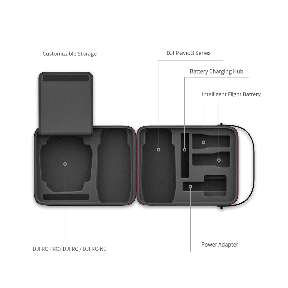 PGYTECH-estuche de transporte para Dron, accesorio de almacenamiento portátil para Dji Mavic 3 Series