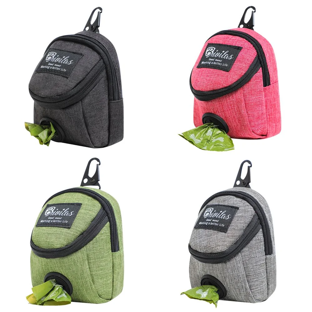 Bolsa de entrenamiento portátil para perros, bolsa de golosinas para perros al aire libre, bolsa de cintura de recompensa para aperitivos para cachorros, bolsa para excrementos de perros, bolsas para transportar perros