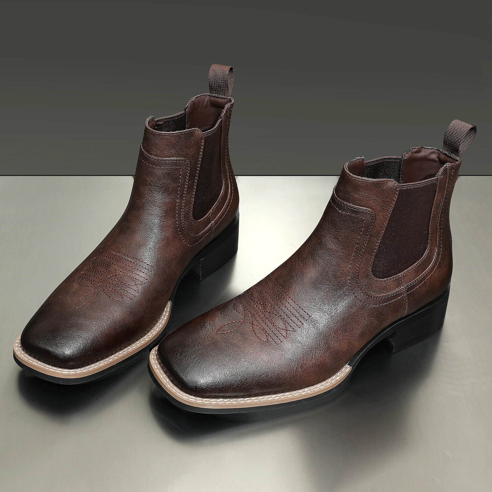 Botas Chelsea de Moda para Hombre en Tres Colores, Cómodas y Versátiles con Suela de Goma Compuesta