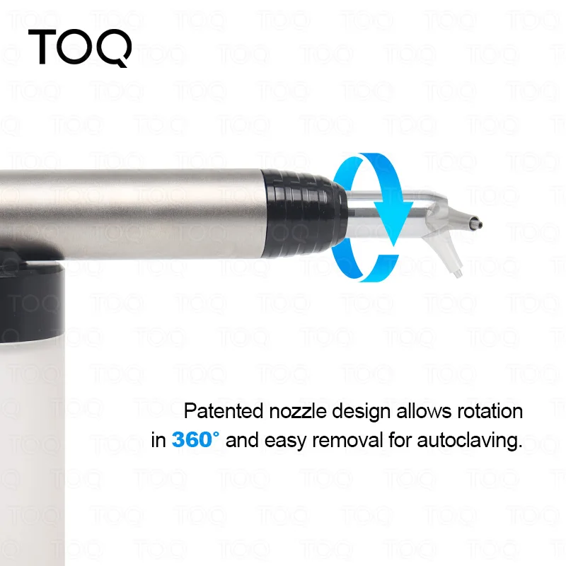 Microblaster de óxido de aluminio dental TOQ / Pulidor de abrasión de aire de alúmina / Lápiz blanqueador de dientes con arenado de 2/4 orificios