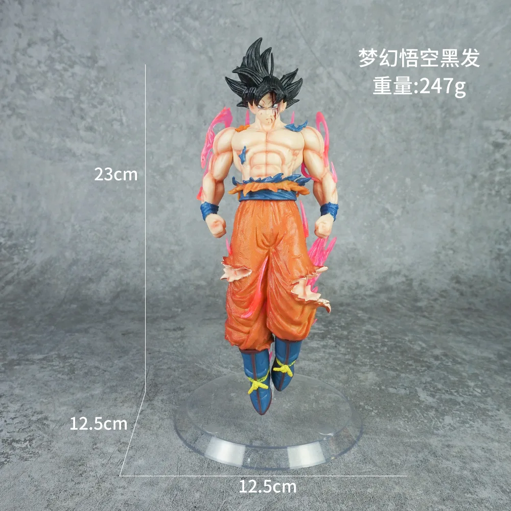 Figuras de acción de Dragon Ball Z Ultra Instinct Goku, estatua de Pvc, modelo de colección, juguetes, regalos