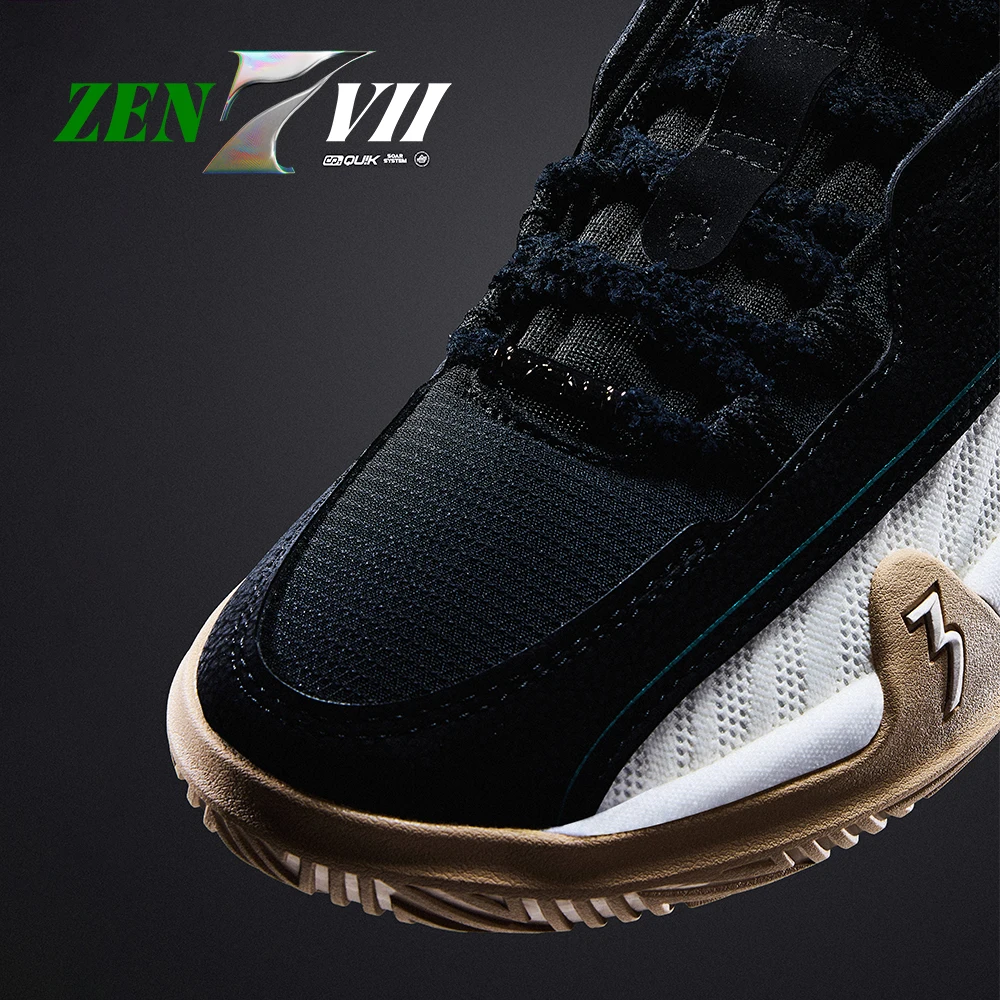 Zapatillas de baloncesto Zen VII de 361 grados, transpirables, antideslizantes, ligeras, envueltas, con amortiguación estable, agarre de combate 572531101