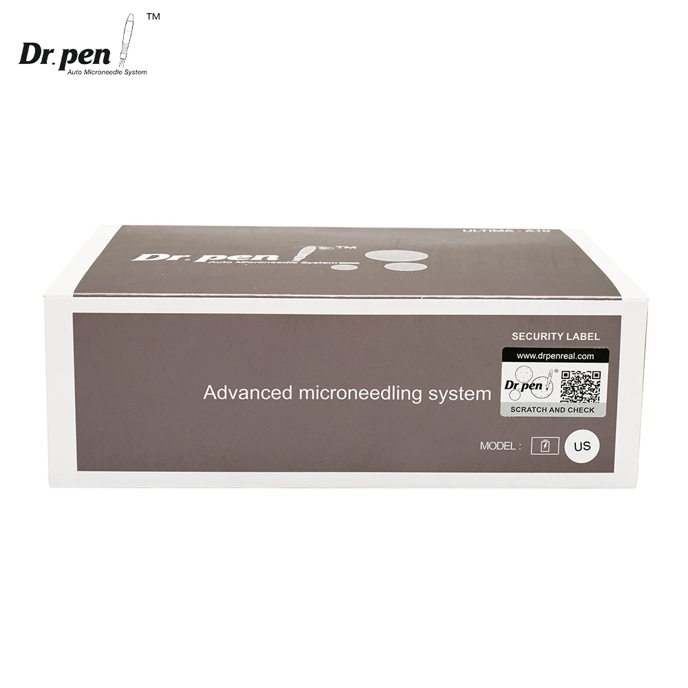 Dr. Pen A10 original inalámbrico con 2 agujas de microagujas, longitud de la aguja 0.25 mm