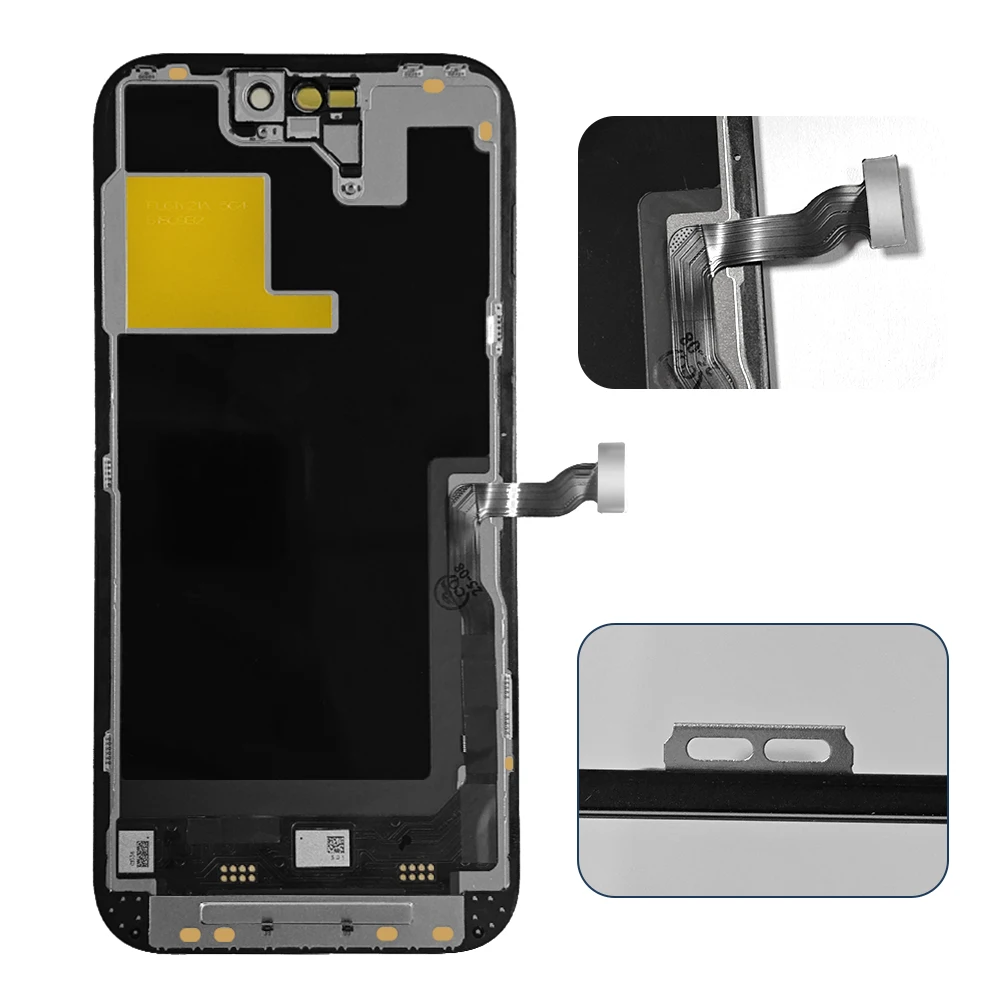 Pantalla OLED para iPhone 14 Pro, conjunto de digitalizador táctil LCD con función táctil 3D para reemplazo de pantalla LCD del iPhone 14 Pro
