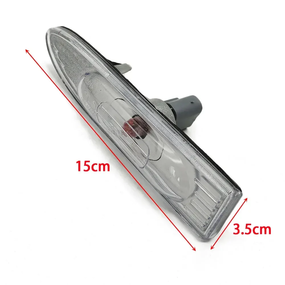 1 par de luces de guardabarros de coche, lámpara de señal de giro lateral, repetidor indicador para Hyundai Accent 2007 2008 2009 2010 2011 923031E000