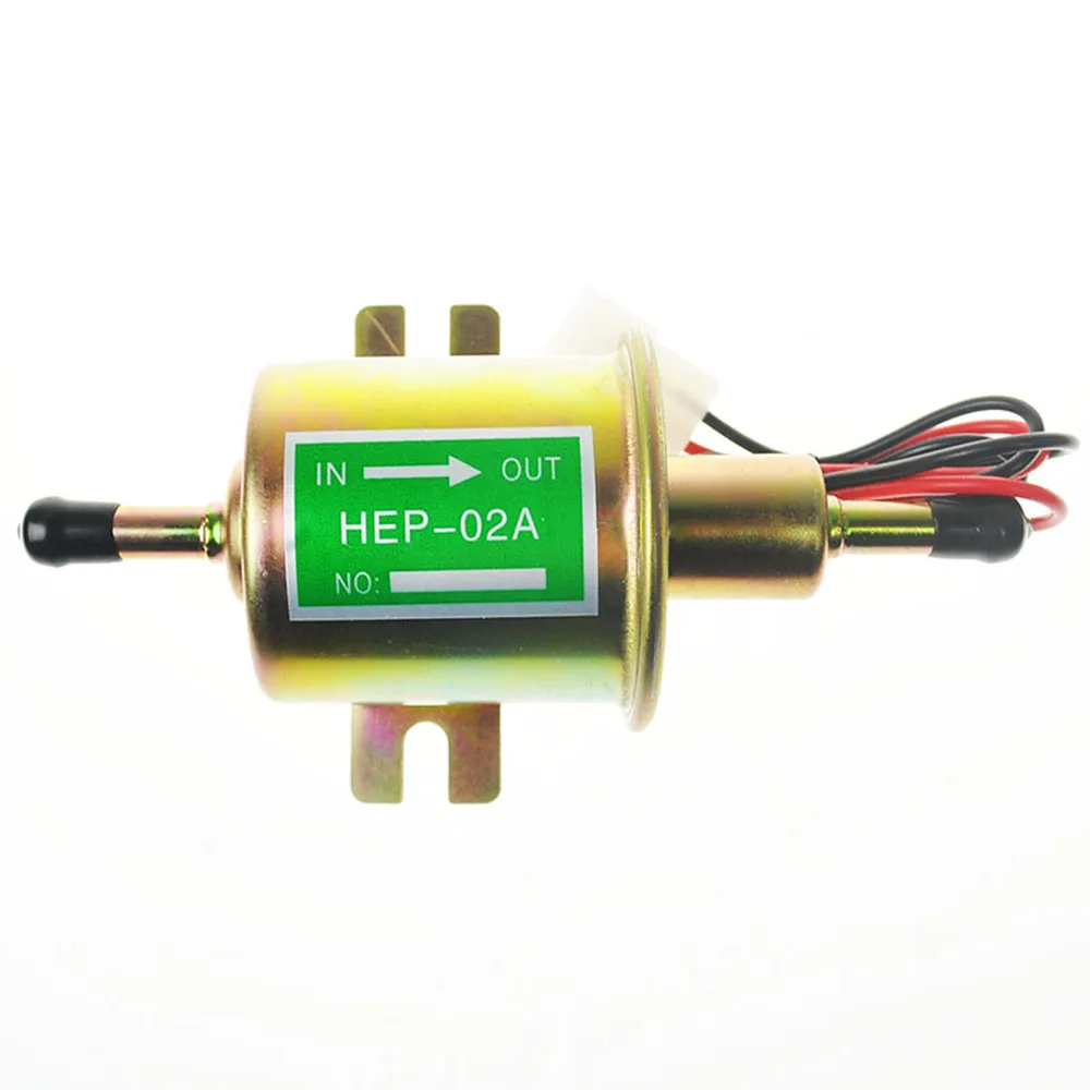 Bomba de Combustible Eléctrica de Baja Presión HEP-02A 12V 24V para Automóvil, Motocicleta, Bomba de Transferencia de Combustible Diésel EP-500-0 para Excavadora