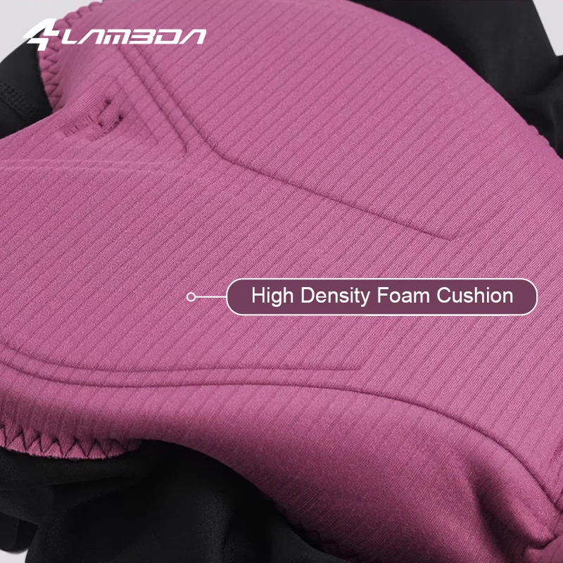 LAMEDA-pantalones cortos de ciclismo profesionales para mujer, pantalones cortos con pechera, acolchados de esponja 3D, absorbentes de golpes, para bicicleta de carretera, verano