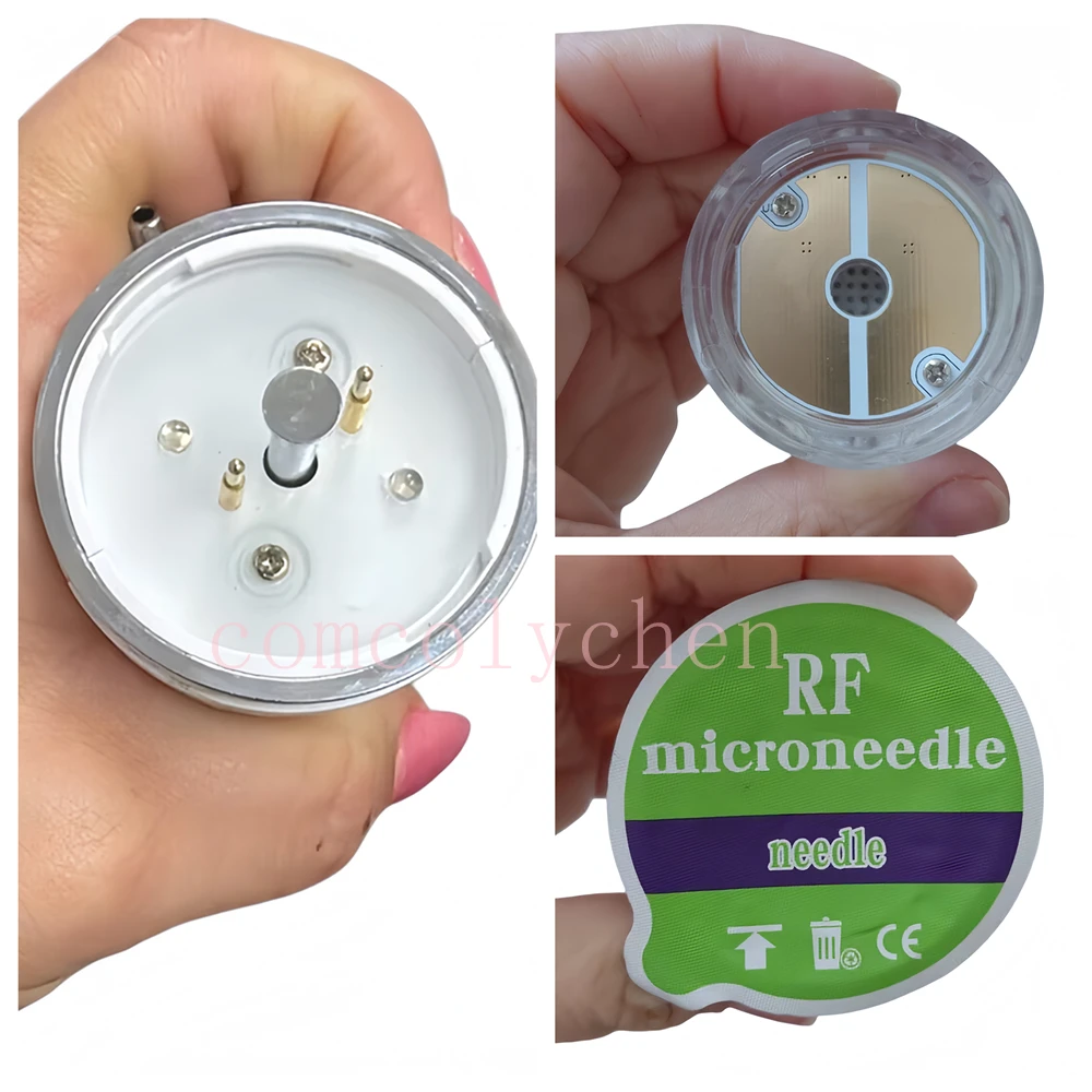 10 unidades de cartuchos de microagujas para máquina de radiofrecuencia fraccionada de un solo uso, con baño de oro, 10/25/64 agujas, consumibles nano, herramientas para el cuidado de la piel.
