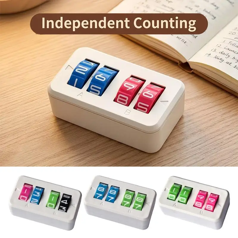 Marcador de Puntos Portátil para Juegos de Mesa, con Dial de Números Ajustable y Pantalla de Fecha y Hora, para Noches de Juego y Puntuación de Billar