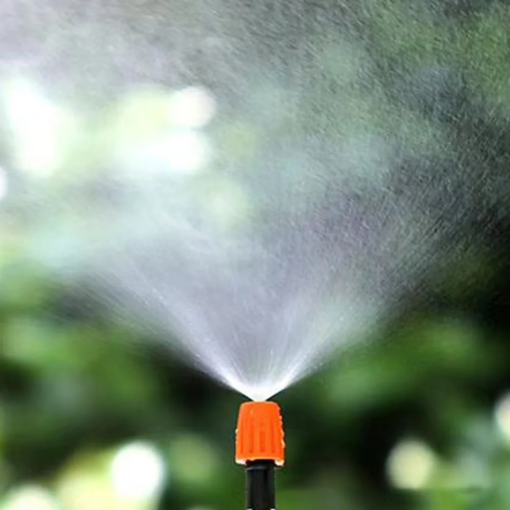 50 Uds Micro sistema de riego por goteo ajustable aspersores emisores goteros boquilla de riego de jardín gotero ajustable