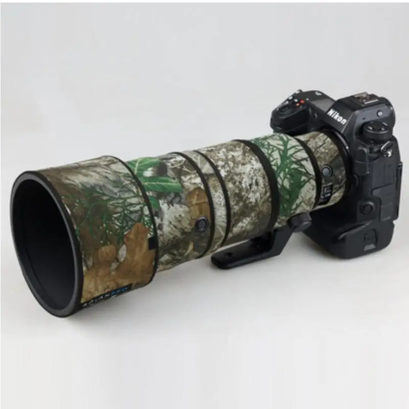 ROLANPRO-abrigo de camuflaje con lente impermeable para Nikon Z 400mm F4.5 VR S, funda protectora para lluvia, funda para pistolas Z400 400 F/4,5