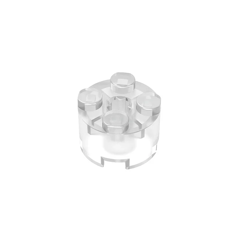 Gobricks GDS-607 LADRILLO 16 W. CRUZ - Azulejos cilíndricos 2x2 compatibles con lego 6143 3941 DIY bloques de construcción educativos