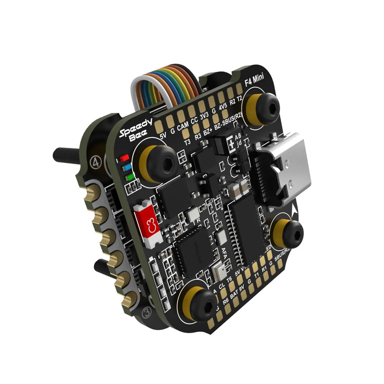 SpeedyBee F405 Mini controlador de vuelo con BLS 35A Mini V2 20x20 4 en 1 ESC para RC Dron de carreras con visión en primera persona