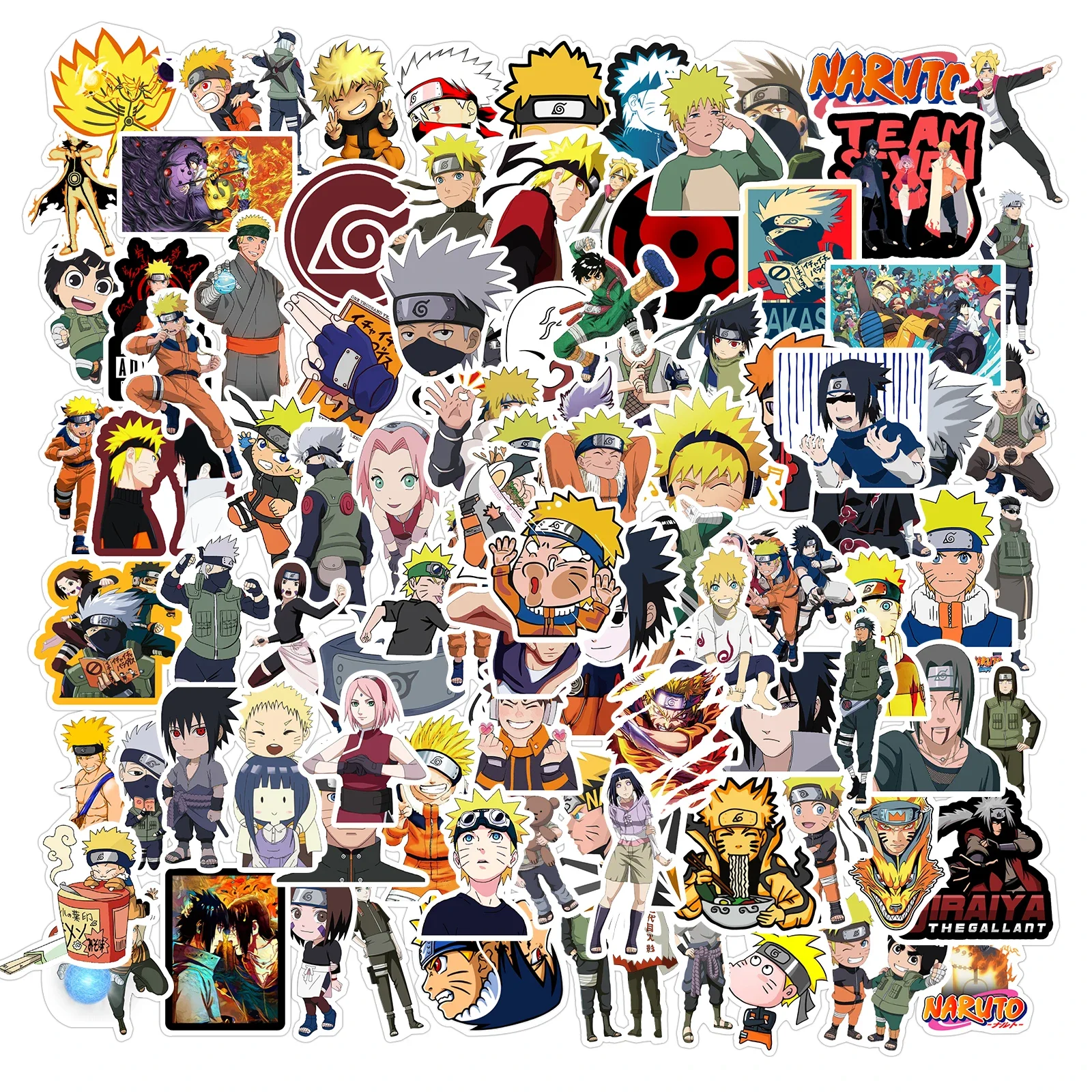 100 Uds mezcla de pegatinas de colección de Anime impermeables DIY Graffiti teléfono portátil equipaje guitarra cuaderno taza pegatinas de dibujos animados juguete para niños